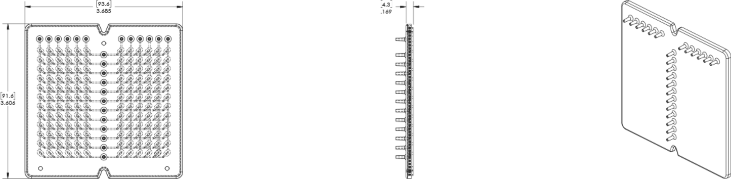 12×12 Microfluidic Cartridge